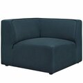 Modway Furniture 27 H x 37 W x 37 D in. Mingle Corner Sofa, Blue EEI-2728-BLU